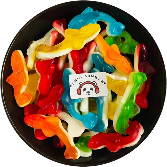 Gomitas Tiburones de colores